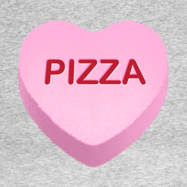 Pizza Candy Heart by tommartinart